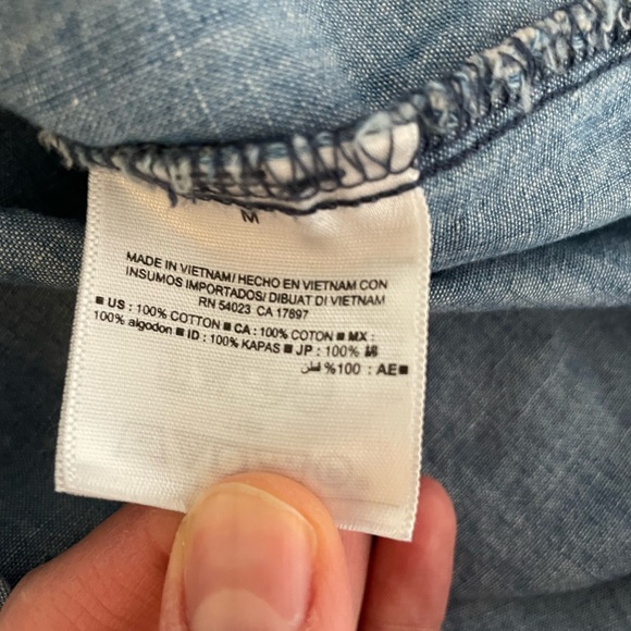 Chambray Button Down - Picture 2 of 4